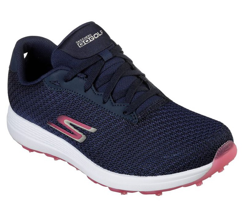 Skechers Dam Marinblå/Rosa Snörskor - Go Golf Max - Fairway - Sverige (BMPKN-5087)